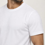 Camiseta Clássica Pré-Lavada de Algodão Premium Branco