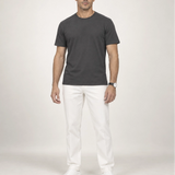 Camiseta Clássica Pré-Lavada de Algodão Premium Grafite