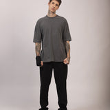 Camiseta Quadrilê Oversized Grafite