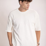 Camiseta Suedine Box Offwhite