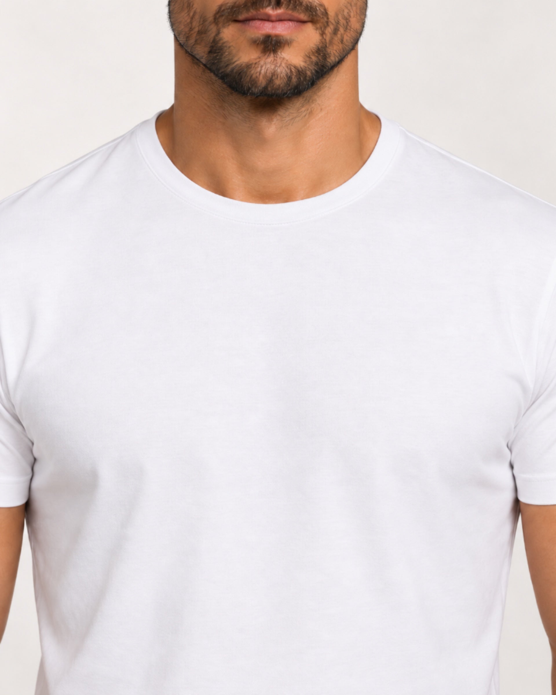 Camiseta Algodão Egípcio Premium Branco