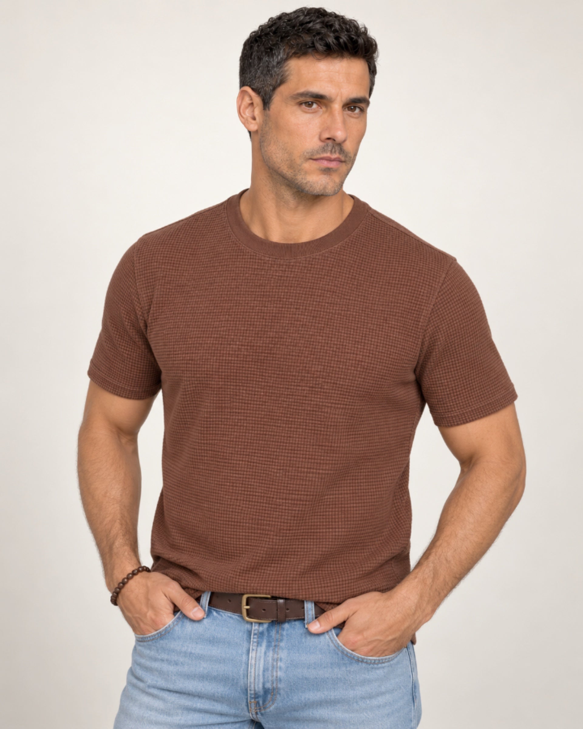 Camiseta Quadrille Classic Marrom