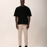 Camiseta Aleska Oversized Texturizada Preta