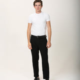 Camiseta Algodão Egípcio Gola Cobertura Branco