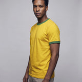 Camiseta Ringer Tee Copa Amarela