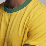 Camiseta Ringer Tee Copa Amarela