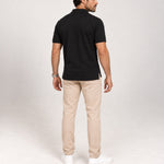 Camisa Polo Piquet Masculina Preta
