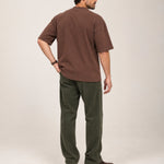 Camiseta Quadrilê Oversized Marrom