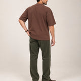 Camiseta Quadrilê Oversized Marrom