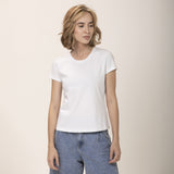 Camiseta Basic Pré-Lavada de algodão Premium Branca