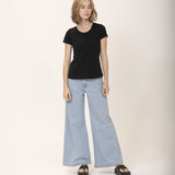 Camiseta Basic Pré-Lavada de algodão Premium Preto