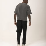 Camiseta Oversized BOX Suedine Grafite