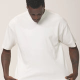 Camiseta Oversized BOX Suedine Offwhite