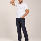 Camiseta Clássica Pré-Lavada de Algodão Premium Branco
