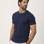 Camiseta Tecnológica Modal Masculina Azul Marinho