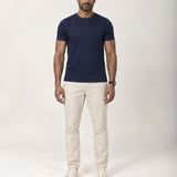 Camiseta Tecnológica Modal Masculina Azul Marinho