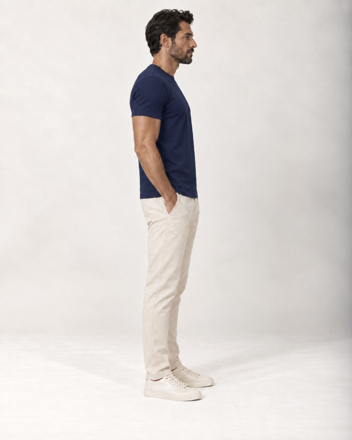 Camiseta Tecnológica Modal Masculina Azul Marinho