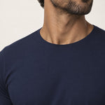 Camiseta Tecnológica Modal Masculina Azul Marinho