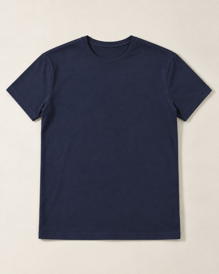 Camiseta Tecnológica Modal Masculina Azul Marinho