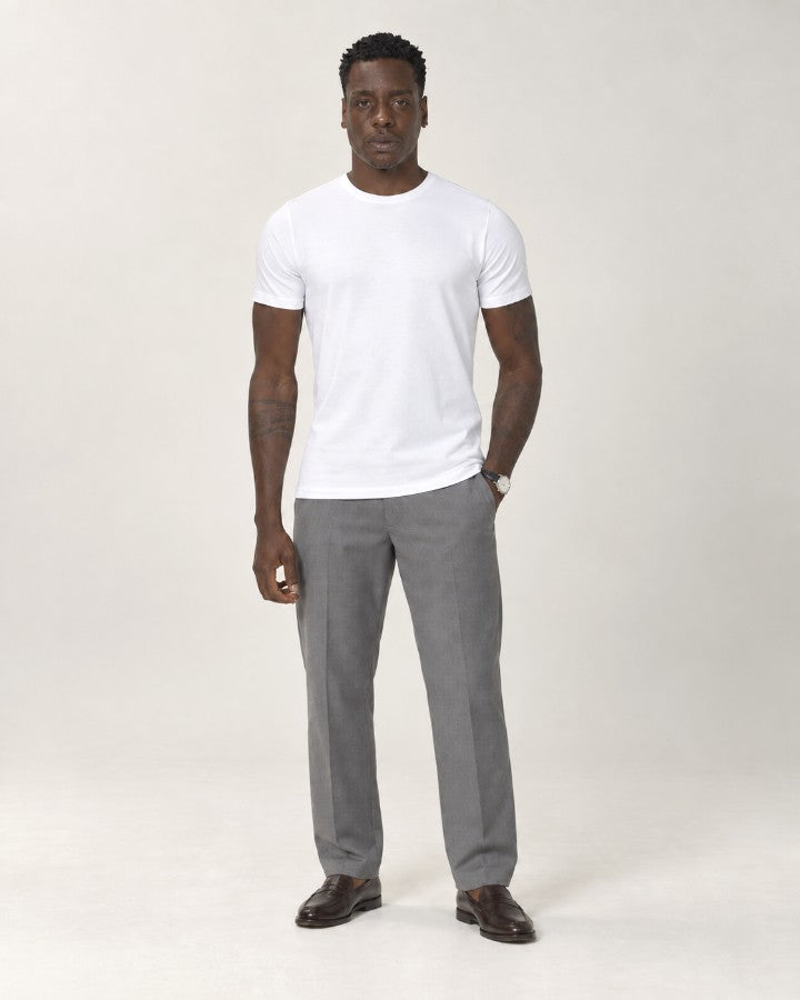 Camiseta Tecnológica Modal Masculina Branco
