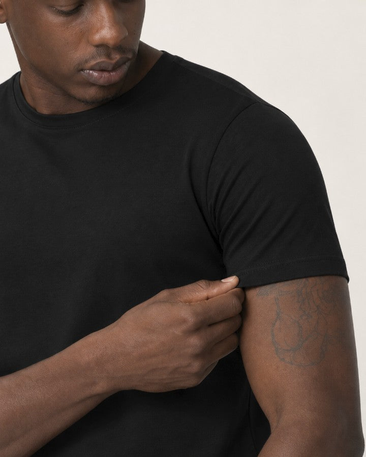 Camiseta Tecnológica Modal Masculina Preto