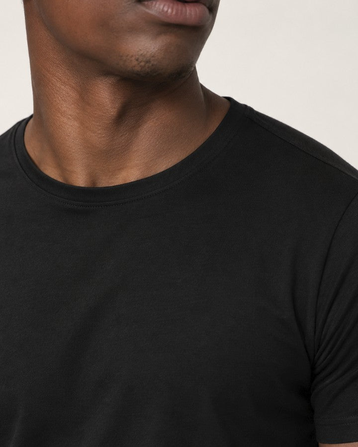Camiseta Tecnológica Modal Masculina Preto