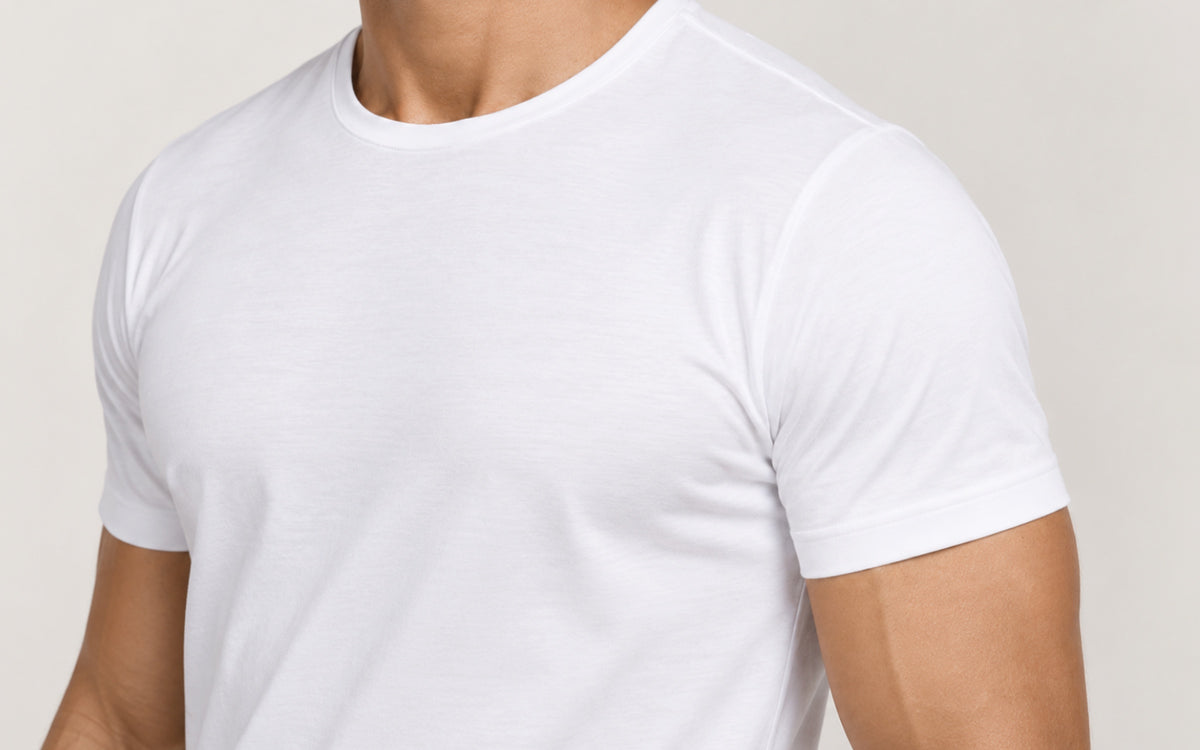 Camiseta Algodão Egípcio Premium Branco