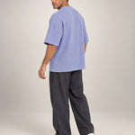 Camiseta Quadrilê Oversized Lavanda