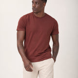 Camiseta Tecnológica Modal Masculina Marrom