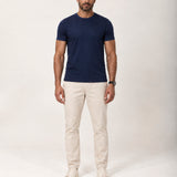 Camiseta Tecnológica Modal Masculina Azul Marinho