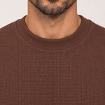 Camiseta Quadrilê Oversized Marrom