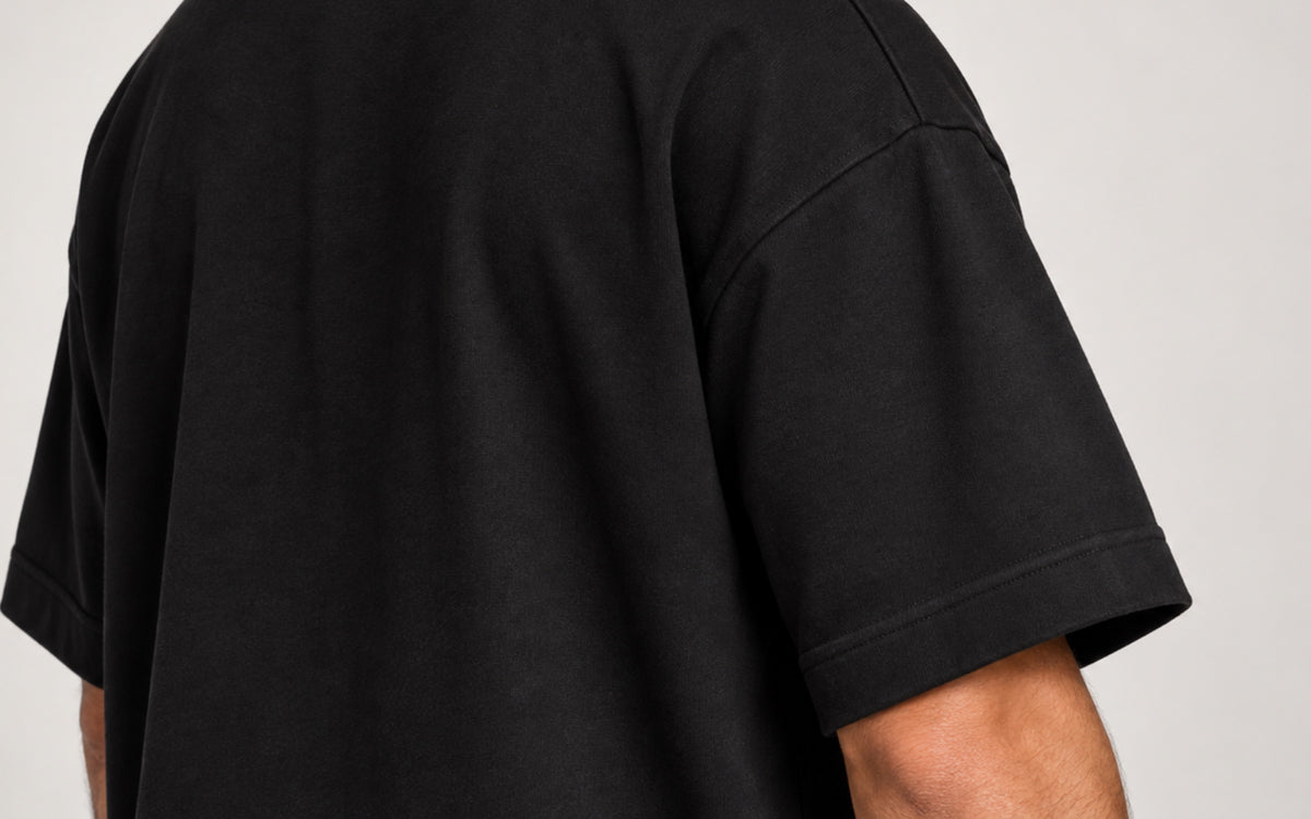 Camiseta Oversized Suedine Preto