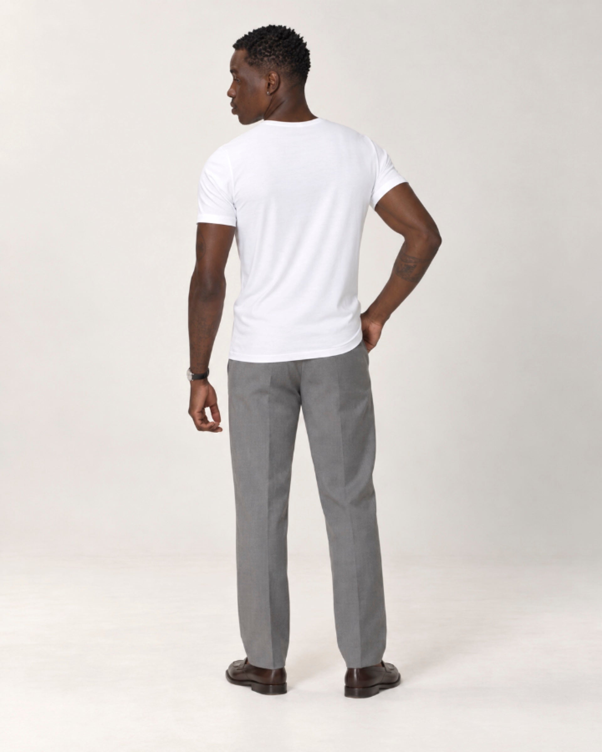 Camiseta Tecnológica Modal Masculina Branco