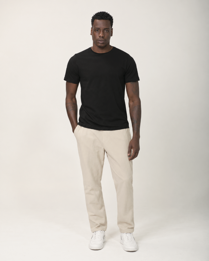 Camiseta Tecnológica Modal Masculina Preto