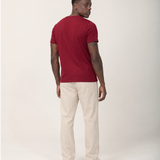 Camiseta Tecnológica Modal Masculina Vermelho