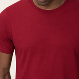 Camiseta Tecnológica Modal Masculina Vermelho