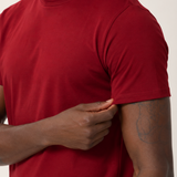 Camiseta Tecnológica Modal Masculina Vermelho