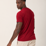 Camiseta Tecnológica Modal Masculina Vermelho