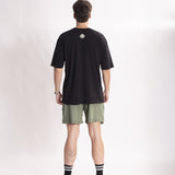 Camiseta Nunca Me Arrependi de Viajar Oversized 1.0 Preta