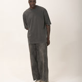 Camiseta Oversized 3.0 Pré-lavada de Algodão Premium Grafite