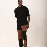 Camiseta Oversized 3.0 Pré-lavada de Algodão Premium Preto