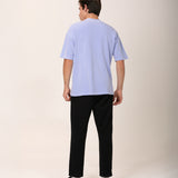 Camiseta Quadrilê Oversized Lavanda