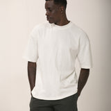 Camiseta Quadrilê Oversized Offwhite