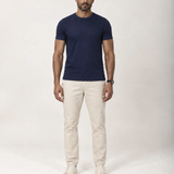 Camiseta Tecnológica Modal Masculina Azul Marinho Personalizada