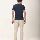 Camiseta Tecnológica Modal Masculina Azul Marinho