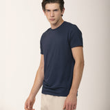 Camiseta Tecnológica Modal Masculina Azul Marinho