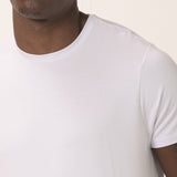 Camiseta Tecnológica Modal Masculina Branco