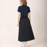 Camiseta Tecnológica Modal Feminina Azul Marinho