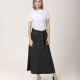 Camiseta Gola Alta Tecnológica Modal Feminina Branco