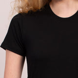 Camiseta Tecnológica Modal Feminina Preto